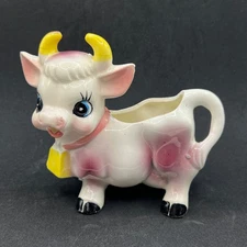 Vintage Anthropomorphic Purple Cow Creamer