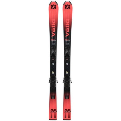 Volkl Racetiger JR Red Skis w/ vMotion 4.5 JR GW Bindings 2026