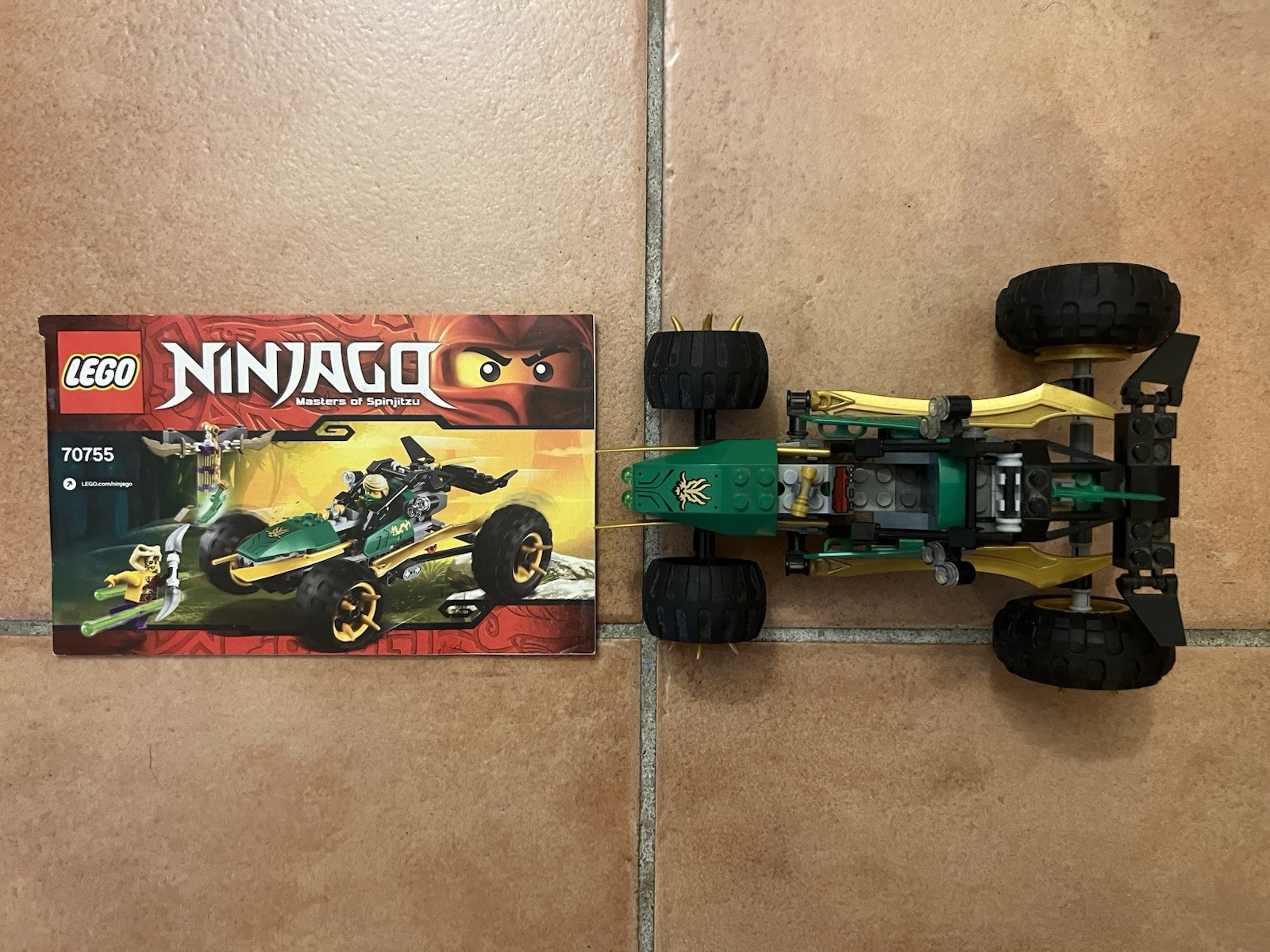 LEGO NINJAGO Masters of Spinjitzu 70755 veicolo con istruzioni e scatola