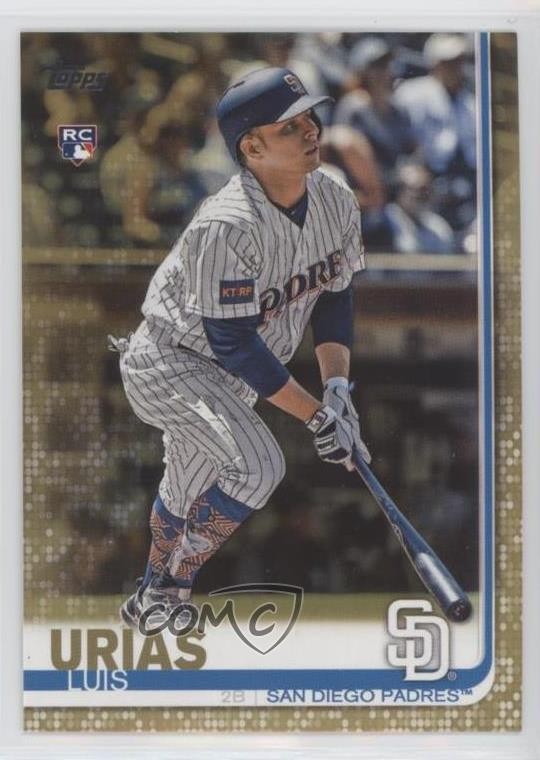 2019 Topps Gold 662/2019 Luis Urias #192 Rookie RC w5u