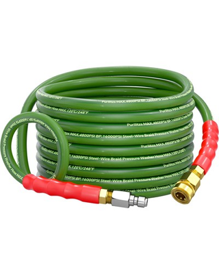 #ad 3 8#x27;#x27; Pressure Washer Hose Non Marking 4800PSI 25FT Upgraded 4 Layer Structu... $68.23