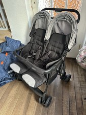 Graco Duorider Double Pushchair + Huckaboo XL Cover + Rain Cover Excellent Cond