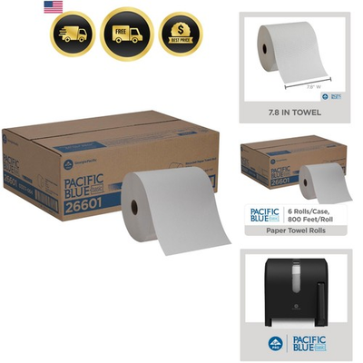 #ad #ad Pacific Blue Basic Recycled Paper Towel Rolls by GP PRO White 26601 800 F... $64.93