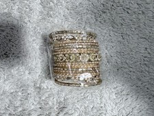 Size 2.8 Indian Bangles Sliver With Mirror Work And Diamond Design