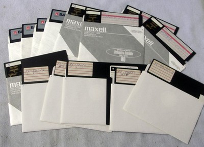 Konvolut 5 1/4 Zoll Disketten, Maxell, BASF, usw., 50 Stück