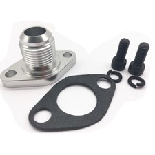 51mm 12an Garrett T34 Gt55 M8 Hole Billet 12 An Turbo Oil Drain Return Flange