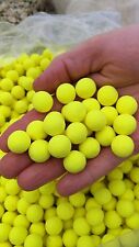Bright Yellow Krill flavour Fluoro Pop-ups Boilie Fishing Bait 15mm Carp Bait