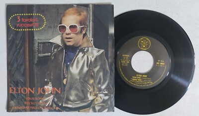 23993 45 giri 7'' - Elton John - Your song / Rocket man - DJM 1978