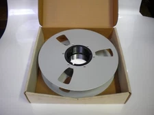 2″ Empty 10.5″ NAB Metal Reel Tape With Care Box Used