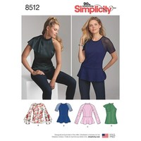 Simplicity 8512 Top Misses & Klein NäHen Muster GrößEn 6-14 & 14-22 Blusen