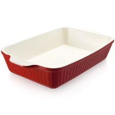 Baking Dish Deep 9x13-inch Casserole Dishes for Oven Lasagna Pan Deep135 oz C...