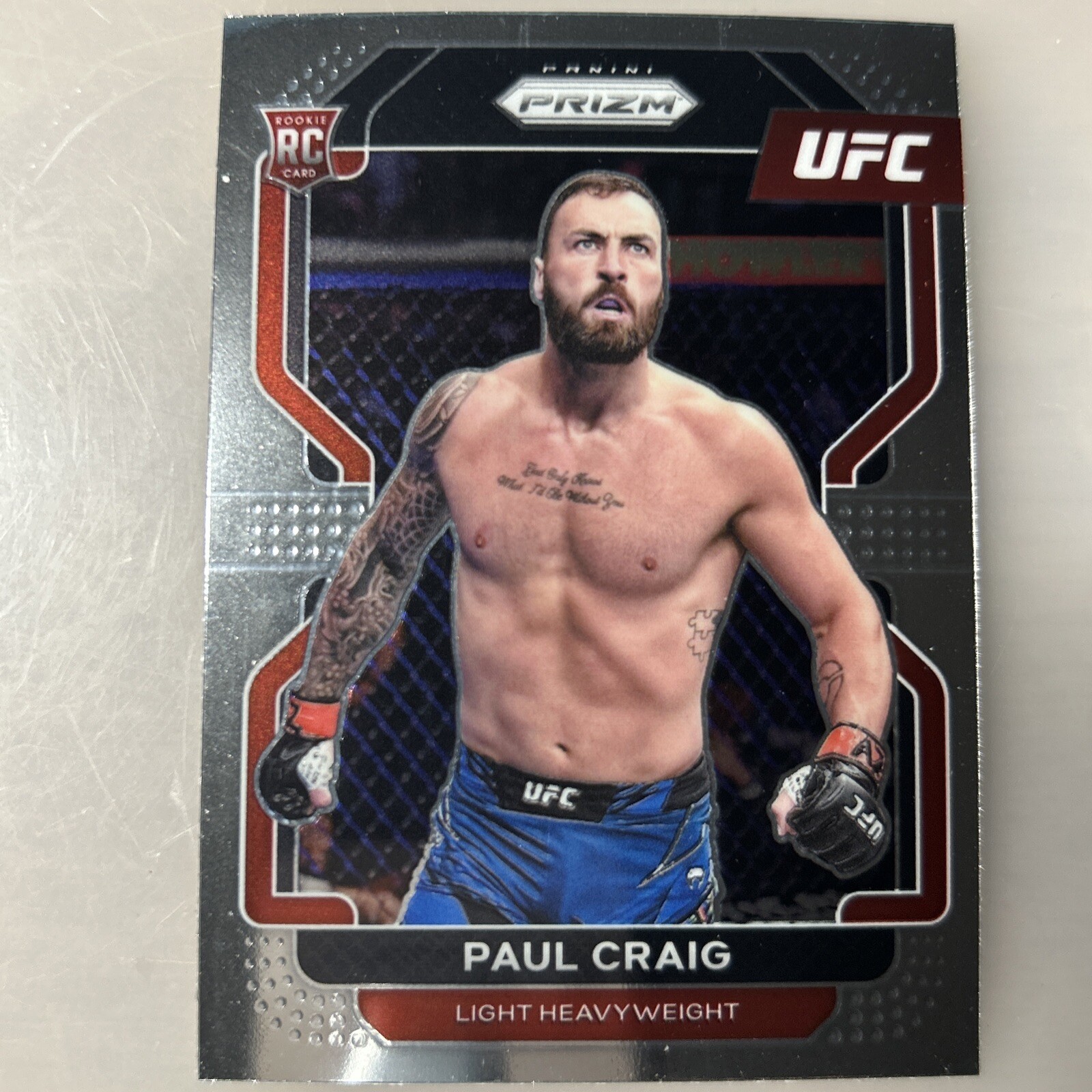 2022 Panini Prizm UFC Paul Craig RC #170 Rookie Card