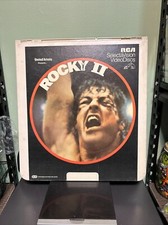 Rocky II RCA SelectaVision CED VideoDisc Sylvester Stallone 1981