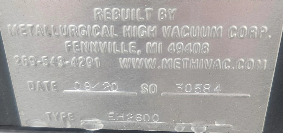 Amplificador de vacío Edwards EH 2600, soplador de lóbulo giratorio, soplador de raíces, Alcatel, Foto 3 de 3