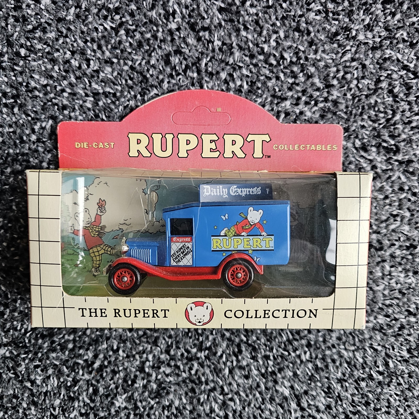 The Rupert Collection 1993 Lledo Daily Express Die Cast Van Boxed Vintage