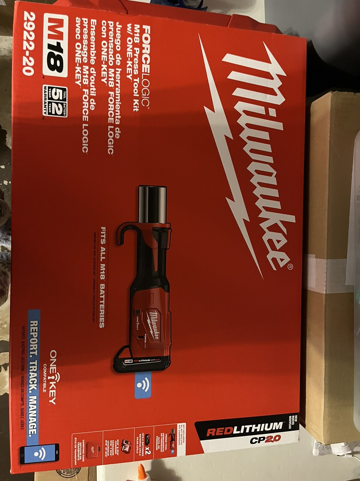 Milwaukee 292220 M18 Press Tool Kit Brand New eBay