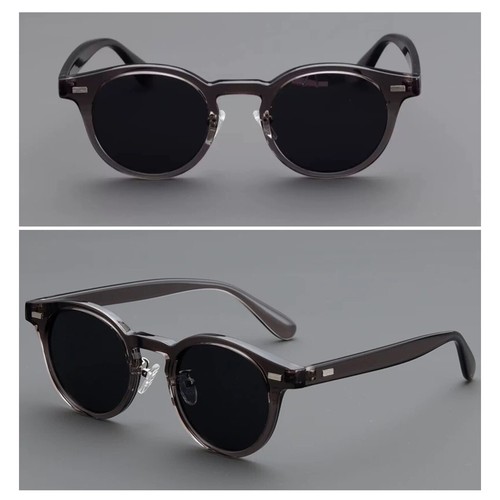 TR90 Round Polarized Sunglasses Unisex Retro Outdoor Driving Shade Glasses UV400 - Picture 11 of 21