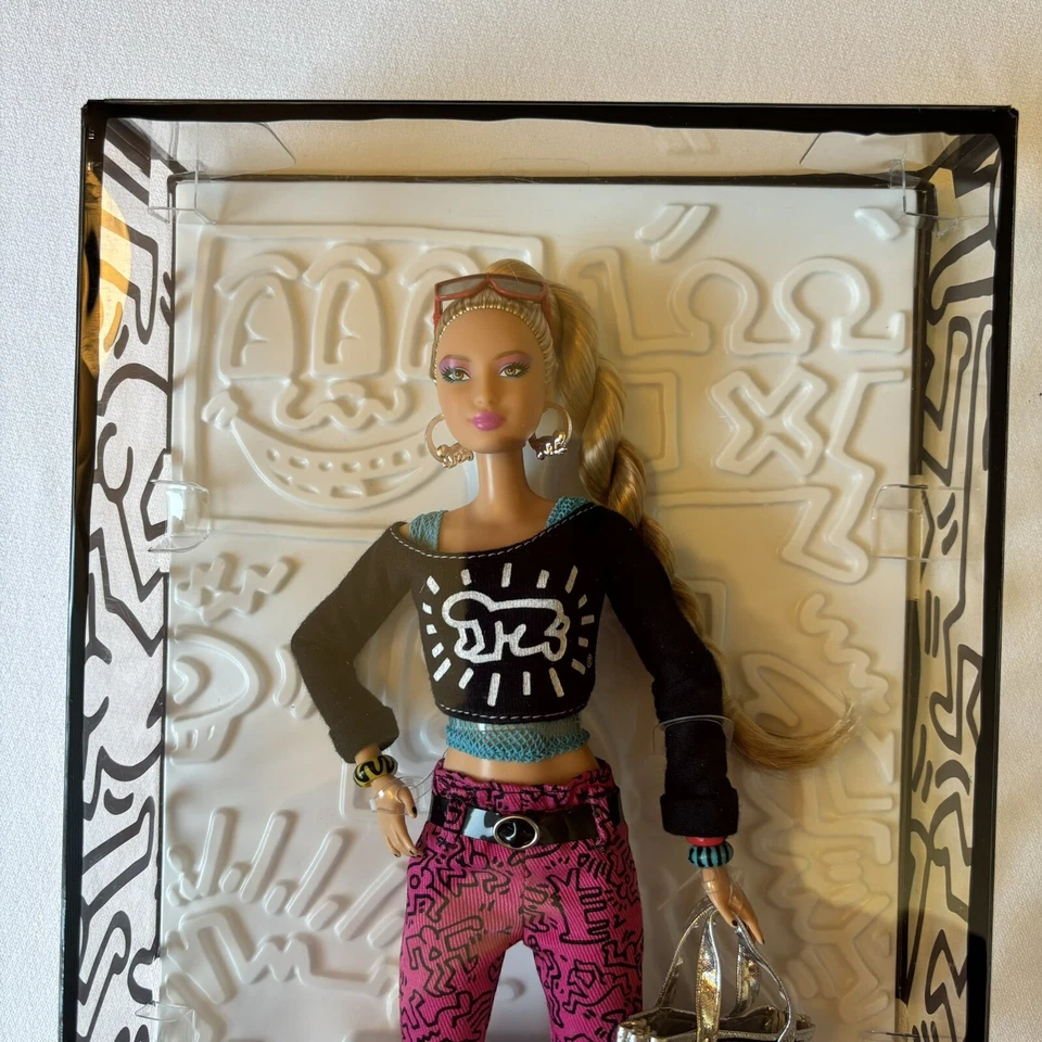 Кукла Barbie 2018 Mattel Keith Haring X новая в коробке ограниченный выпуск идеальная! - Изображение 2 из 4