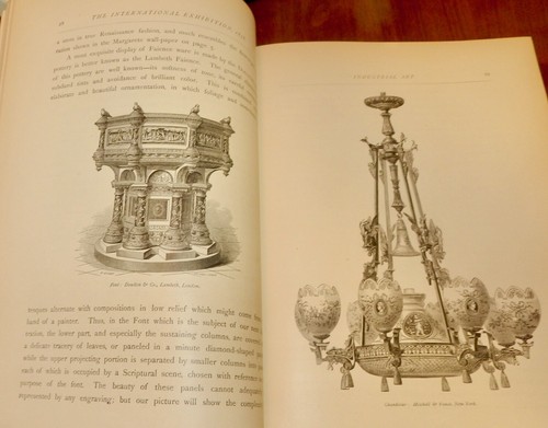 1876 Masterpieces of Centennial International Exhibition (Philadelphia) 3V LTHR - Picture 22 of 24
