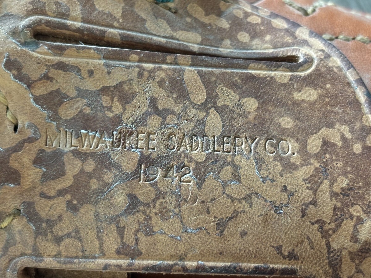 1942 Vintage WW2 Leather US Army M1916 Holster Milwaukee