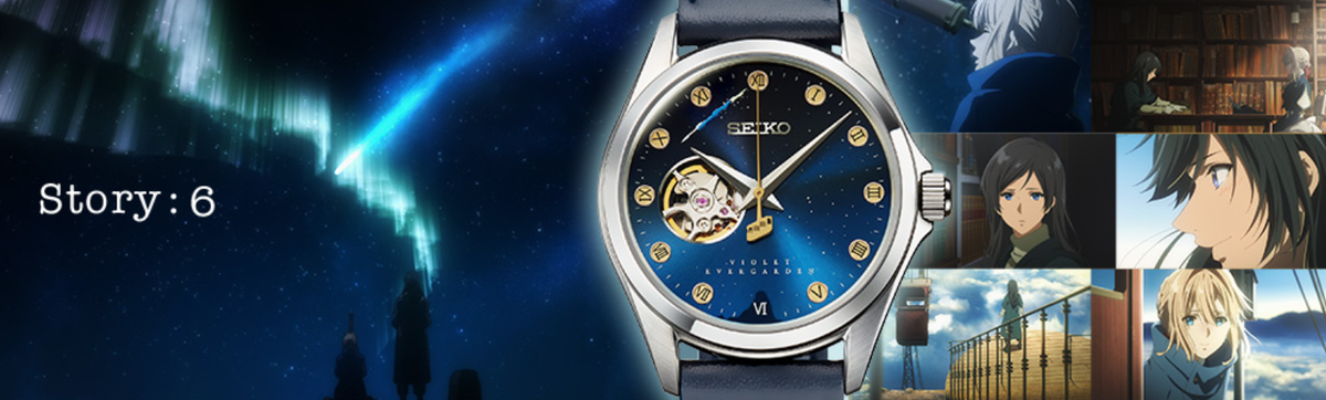 Violet Evergarden x SEIKO コラボ腕時計、Story:6 Watch Story 6 Violet Evergarden x Seiko - Meccha Japan