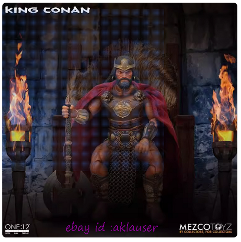 Mezco Toyz 1/12 King Conan Action Figure Toy Model In Stock | eBay