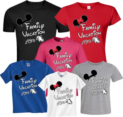 Mickey Y Minnie Vacaciones En Familia 18 Disney World Cruise T Shirts Ebay