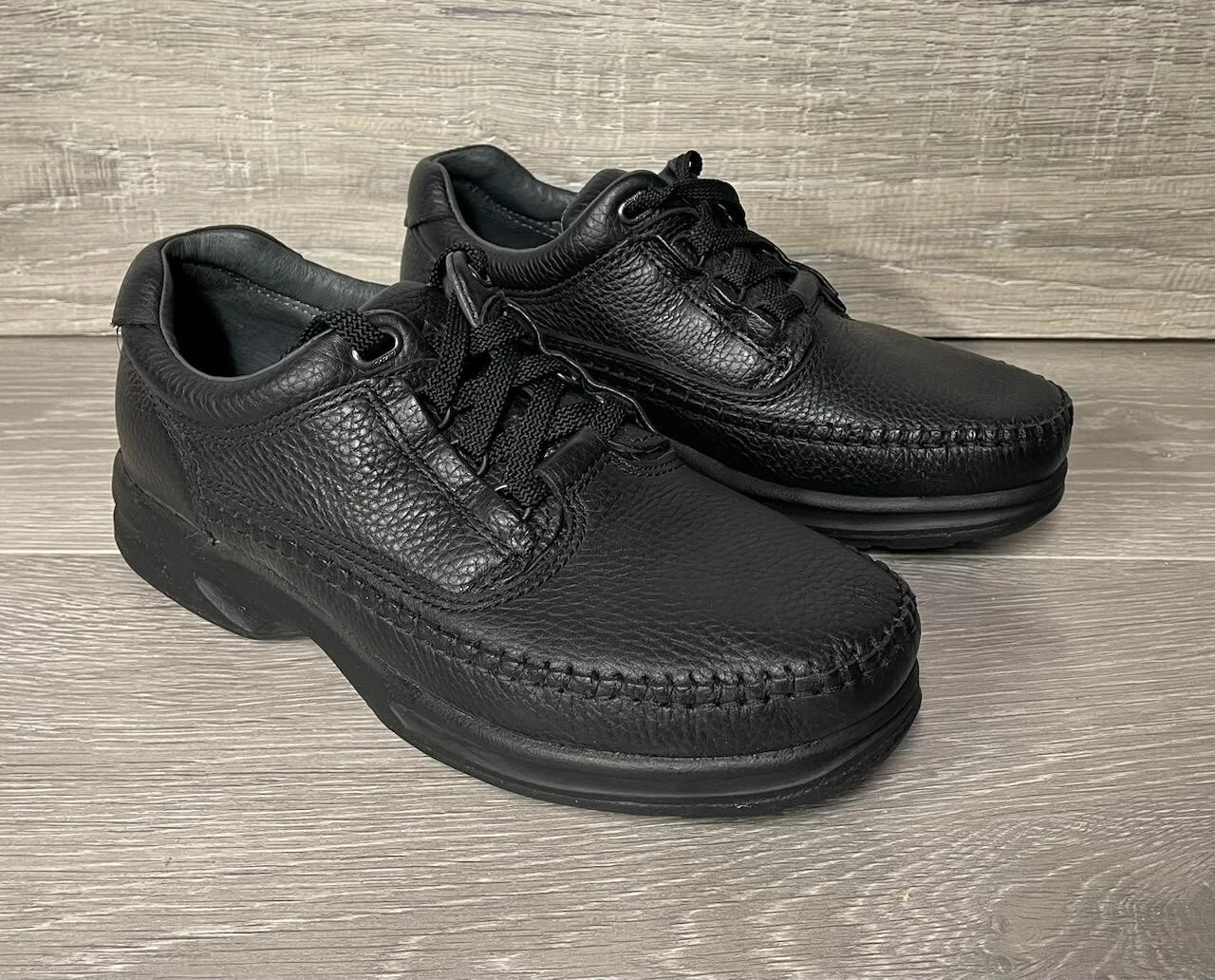 Clarks Uomo Caribou SMU Stringate Oxford Pelle Nera