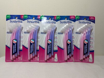Japan no 1. Lion Denter Systema Interdental Brush S size, 0.7-0.8mm-Lots of 5