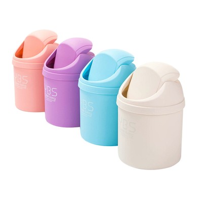  4 Pcs Mini Dustbins Desktop Waste Container Truck Garbage Can