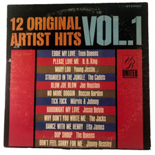 12 Original Artists Hits Vol.1 - Eddie My Love/ Dance With Me Henry - US-7704 Lp
