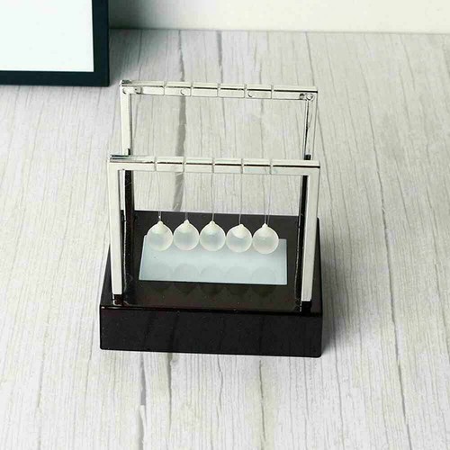 Newtons LED Light Up Ball Kinetic Energy Cradle Home Science Toys Games Gift UK - Picture 8 of 10