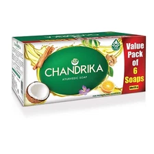 6 X 125g Chandrika Ayurvedic Handmade Soap Free Ship