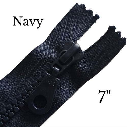 Quality Plastic Closed End No.5 Zips, 6", 7", 8", 10", 12" PACK OF 2 ZIPS - Picture 16 of 25