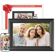 Frameo 10.1 Inch Digital Picture Frame WiF,Electronic Picture Frame with 32GB...
