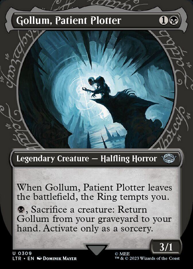 GOLLUM, PATIENT PLOTTER X4 The Lord Of The Rings Magic MTG MINT CARD