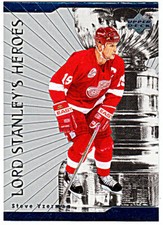 1998-99 UD LORD STANLEYS HEROES #LS14 STEVE YZERMAN Detroit Red Wings 