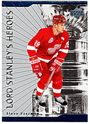n*o様 POWELL パウエル　ZONE stedman 当時　オールドスケー 1998-99 Upper Deck - Lord Stanley's Heroes Steve Yzerman #LS14 for