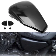 Left Battery Side Cover fit for 2004-2013 Harley Sportster XL883 XL1200 72 48