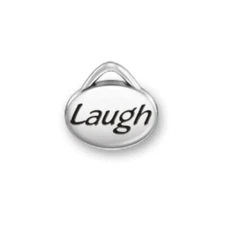 "LAUGH" Word Charms or Pendant 925 Silver-Inspiration, Aspiration & Motivation