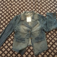 Fitted Plus Size Denim Jacket