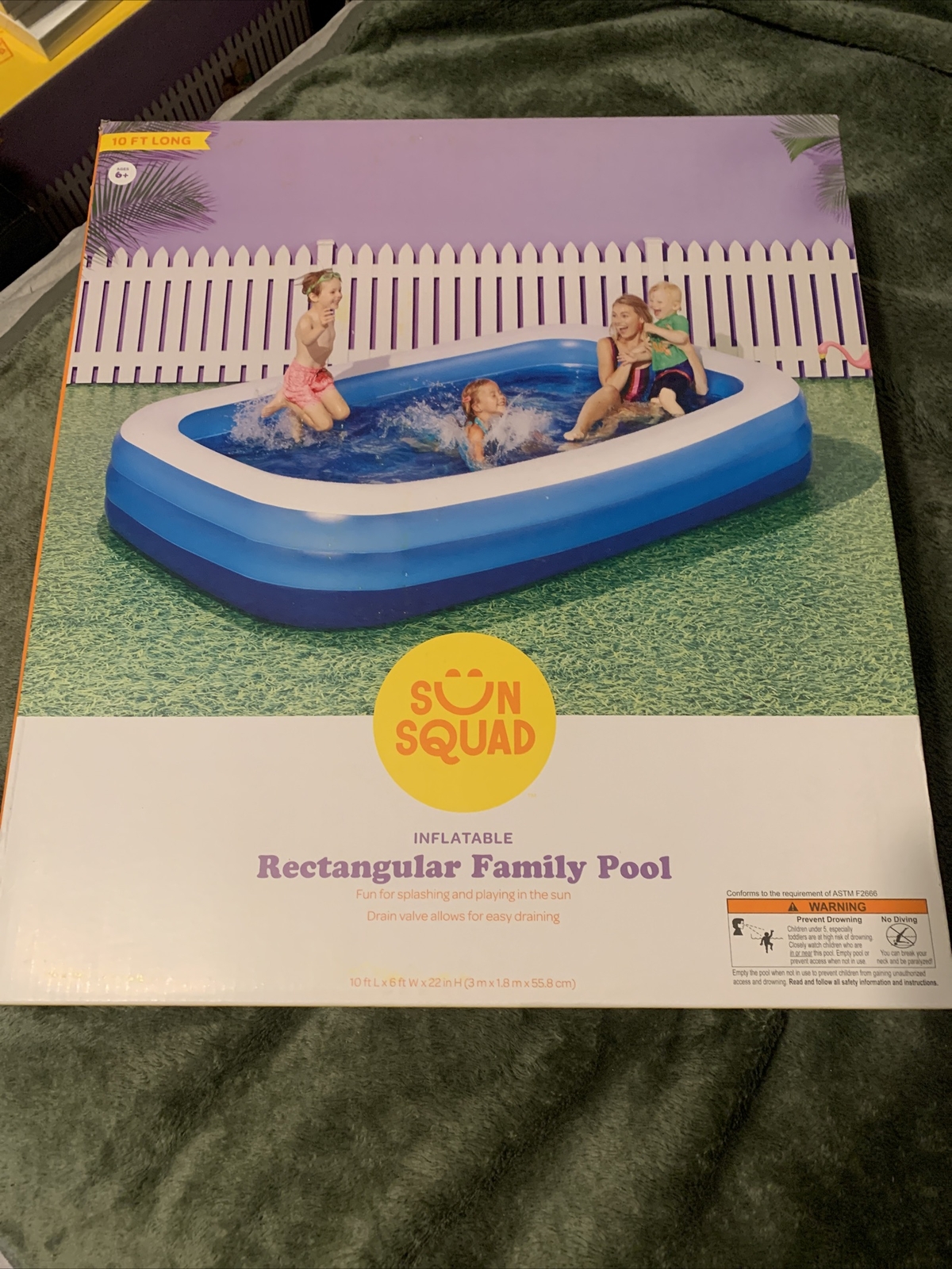 sun squad inflatable pool