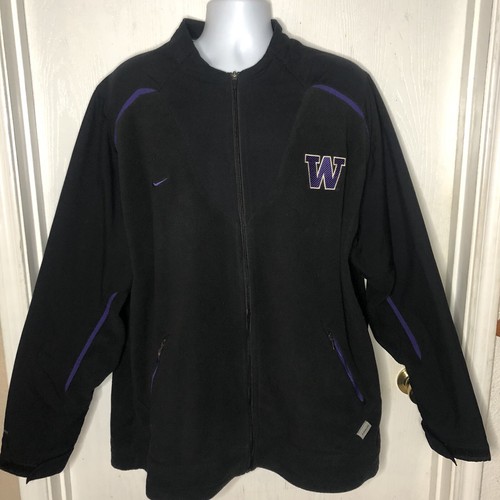 Vintage Nike Fit Therma Fleece Lined University Of Washington Jacke Mantel XXL - Bild 3 von 18
