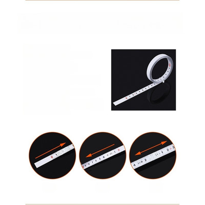 Carbon Steel Measuring Tape with Reverse Scale and Strong Backing for ...