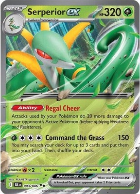 Serperior ex Holofoil [BLK - 003/086]