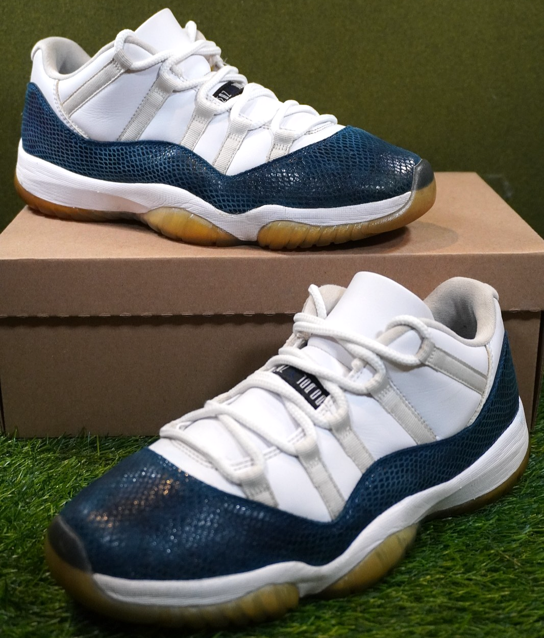 Jordan 11 Retro Low 'Snake Navy (2019)' (Size 10.5) *Clean/Great Condition*