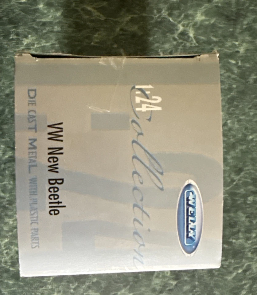 Welly VW New Beetle Die Cast Metal Plastic Parts 1:24 Esurance - Image 2 of 3