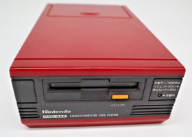 Nintendo Famicom Disk System HVC-022 Red Tested Working