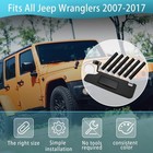 6 Pack Sun Visor Repair Kit, Compatible with -Jeep- Wrangler, JK JKU 2007-2017