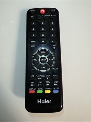 OEM Haier HTR-D09 Original TV Television Remote Control